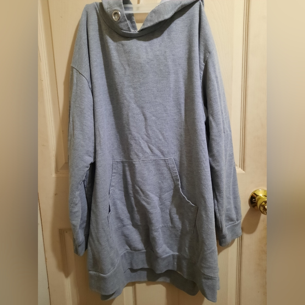 Just be Grey Hoodie 3x